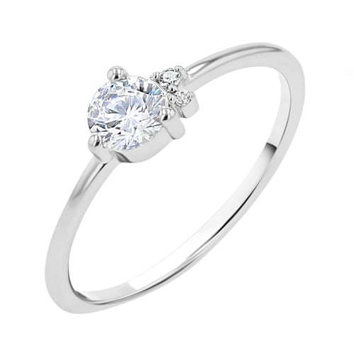 Cluster prsteň s lab-grown diamanty Aghate