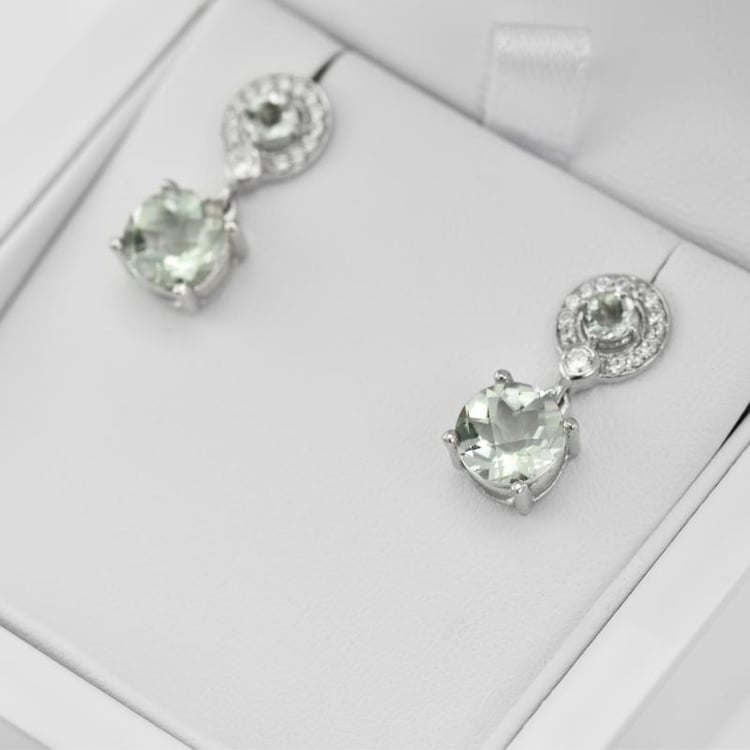 Náušnice s ametystmi 18541