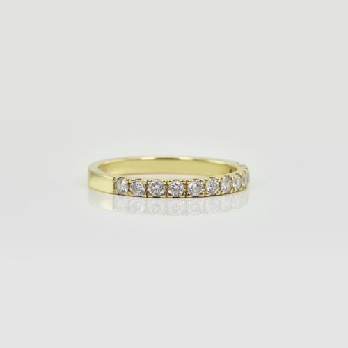 Eternity zlatý prsteň s 2 mm lab-grown diamantmi Viktoria