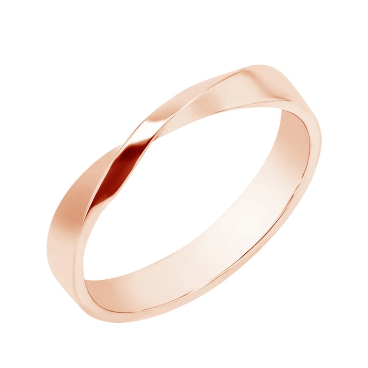 Zlaté prepletené svadobné obrúčky s lab-grown diamantmi Rexanne 124405