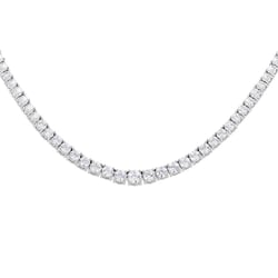 Zlatý tenisový náhrdelník s lab-grown diamantmi Vicario