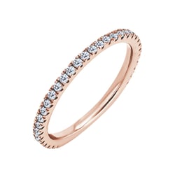 Eternity prsteň zo zlata s 1.25mm diamantmi Archie