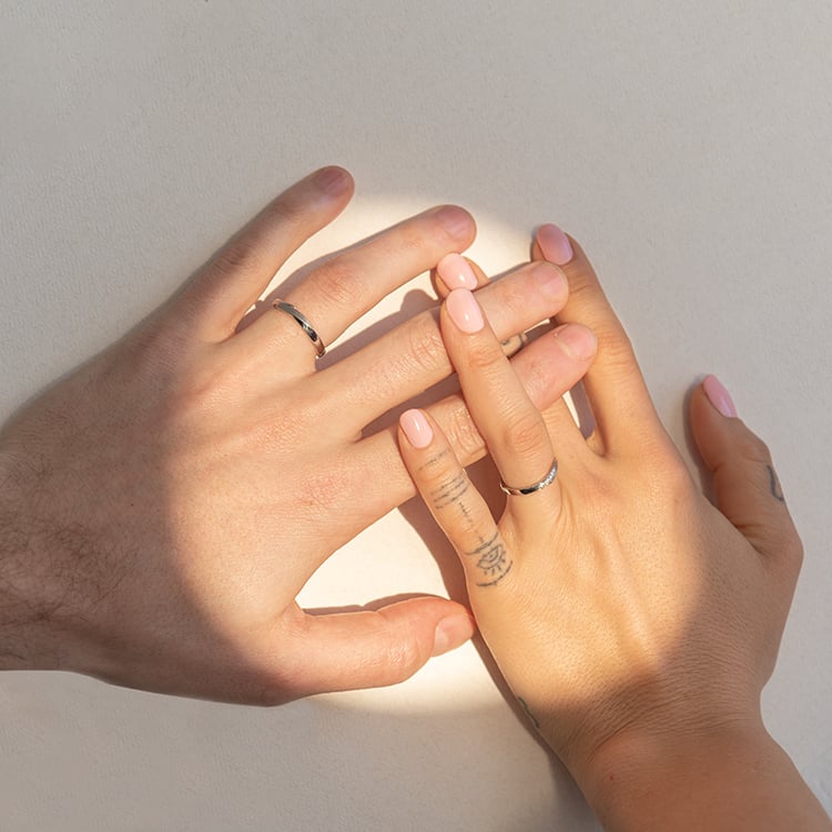 Netradičná svadobná obrúčka zo zlata Maudo 128353