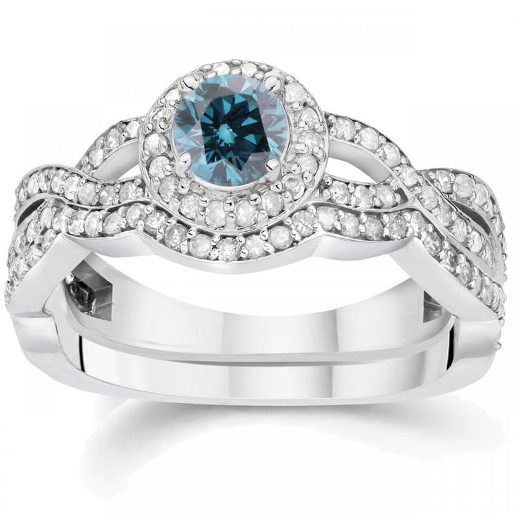 set snubného a zásnubného prsteňa 