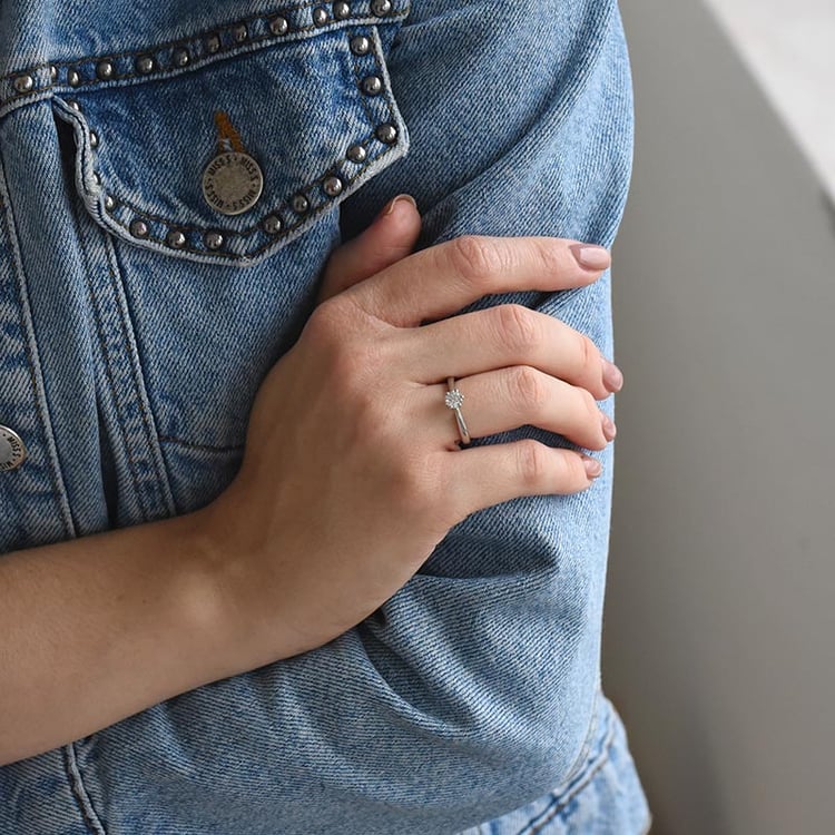 Prsteň s diamantom Kalyn 69690