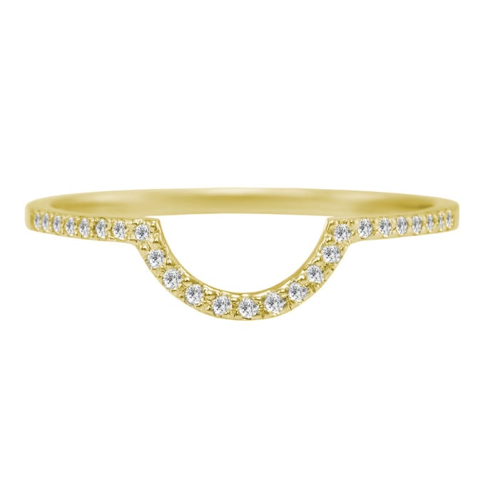 Vykrojená zlatá obrúčka 59369