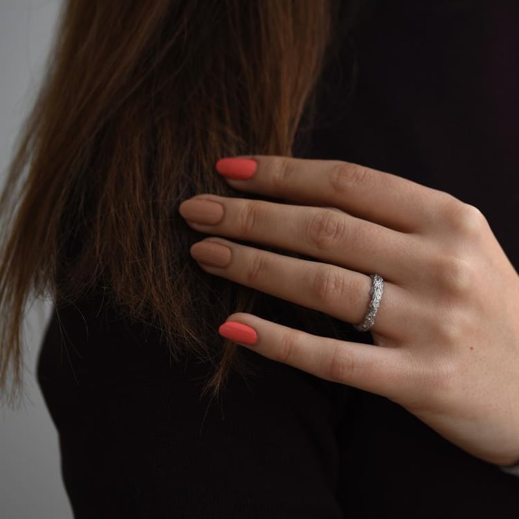 Zlaté svadobné obrúčky s nerovným povrchom 52655