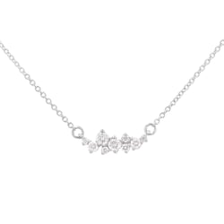 Cluster náhrdelník s diamantmi Beck