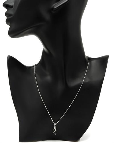 Náhrdelník so zafírom a diamantmi 3775