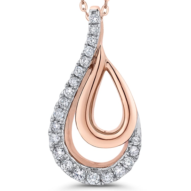 Elegantný diamantový prívesok 51674