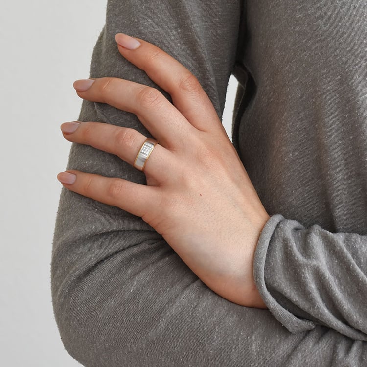 Dámský snubný prsteň 76980