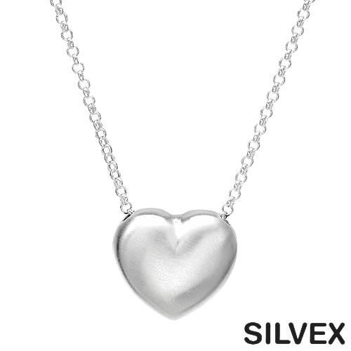 Srdiečkový náhrdelník zo striebra