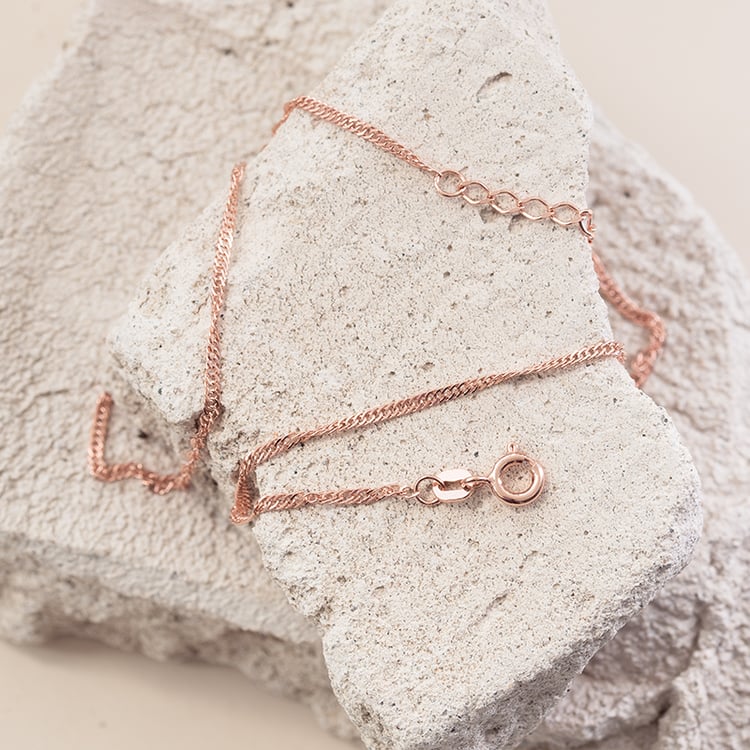 Singapur retiazka 42 cm zo striebra 124449