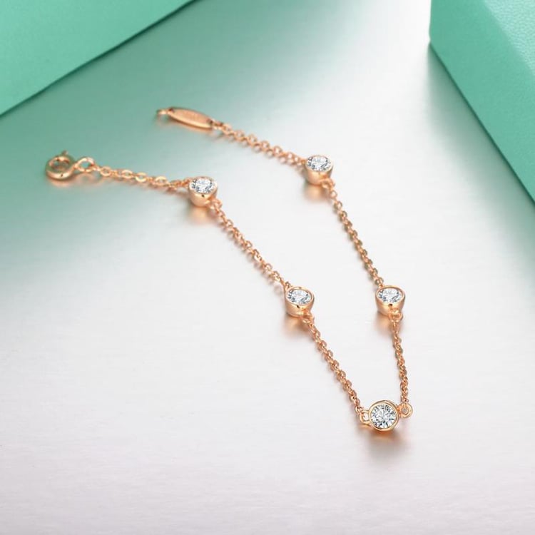 Pozlátený náramok Clauda 7484