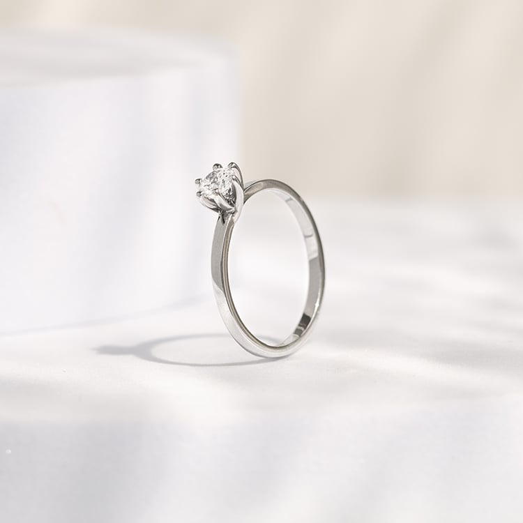 Zásnubný prsteň s 0.32ct lab-grown IGI certifikovaným diamantom Rabby 142979