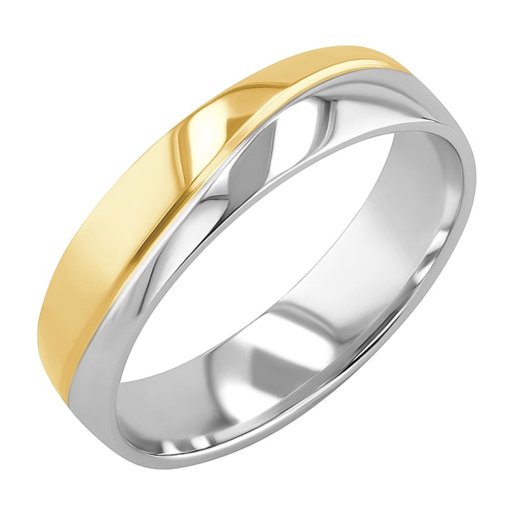 Zlaté svadobné obrúčky s tremi diamantmi Melton 125759