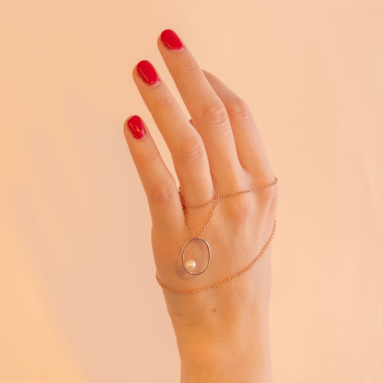 Pozlatený set perlových šperkov Weir 101263