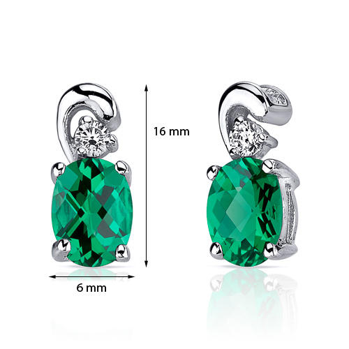 Náušnice so smaragdmi 4882