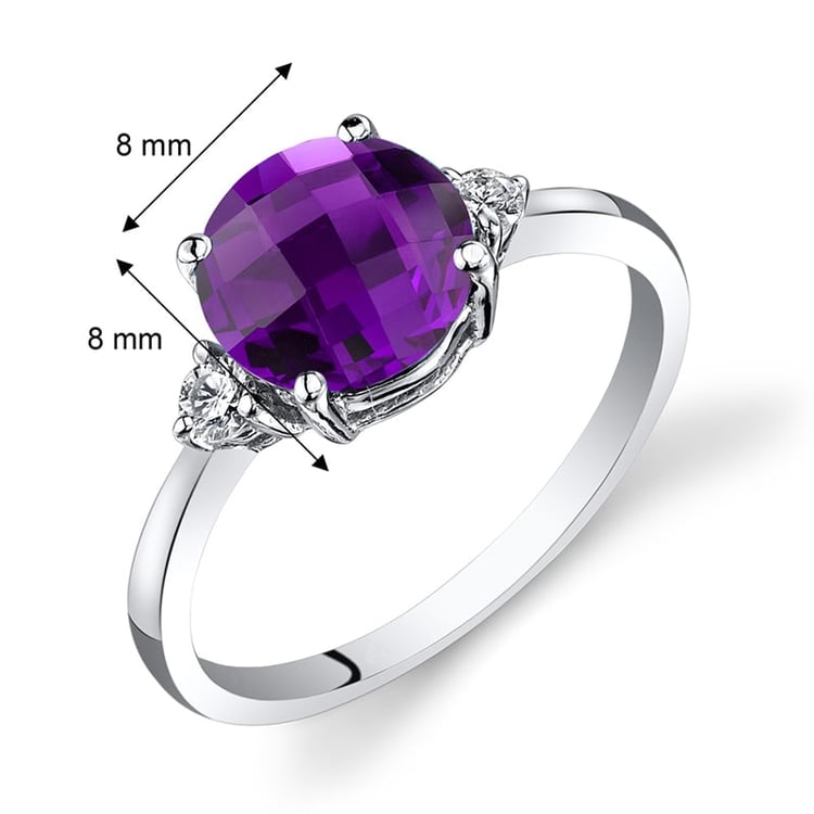 Zlatý prsteň s ametystom 35079