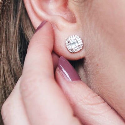 Strieborné náušničky