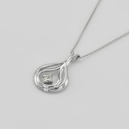 Elegantný zlatý prívesok s diamantom Havannah