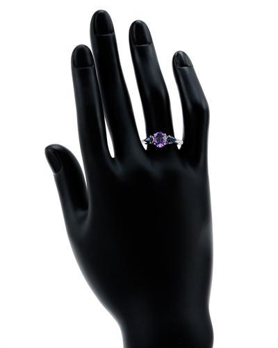 Strieborný prsteň s ametystom 1847