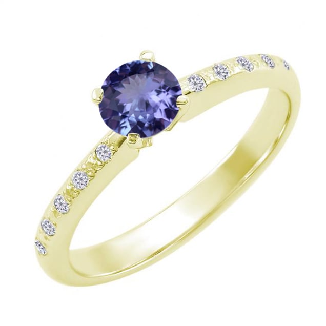 Prsteň zo žltého zlata 59697