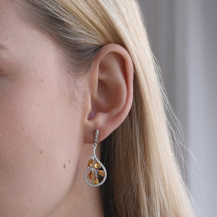 Strieborné náušnice 69888