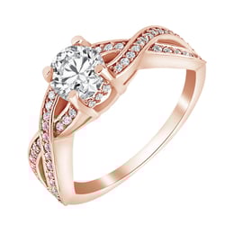 Luxusný zásnubný prsteň s lab-grown diamantmi Iason