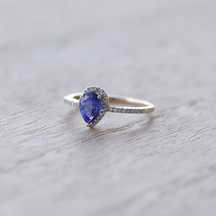 Tanzanitový prsteň 59059
