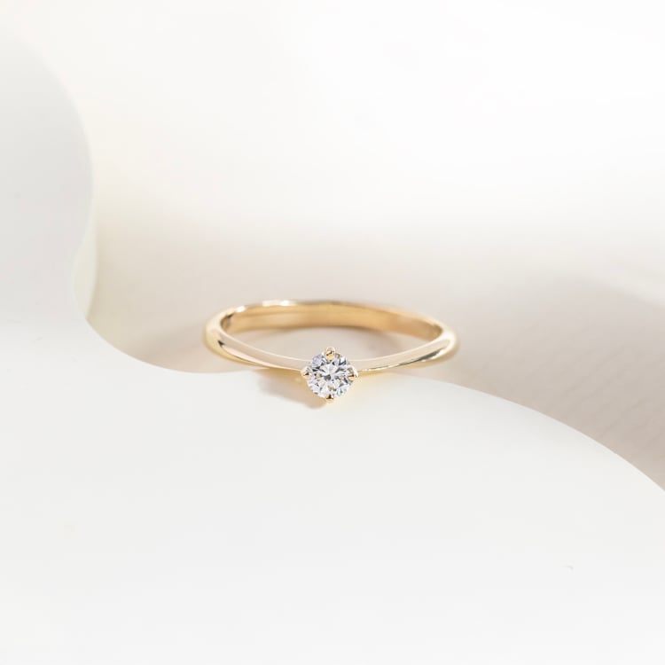 Zásnubný prsteň s lab-grown diamantom Carrey 149488