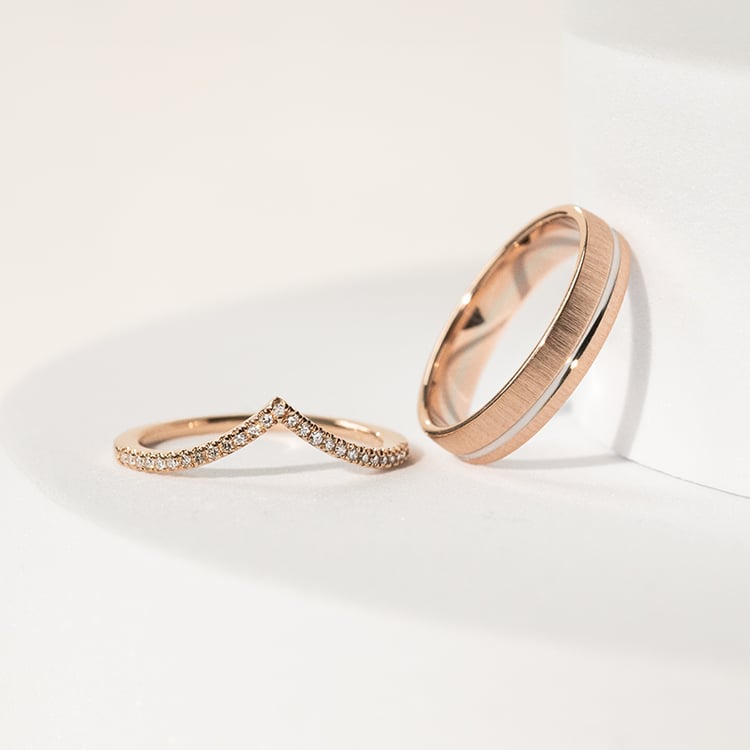 Diamantový vykrojený prsteň Livie 142622