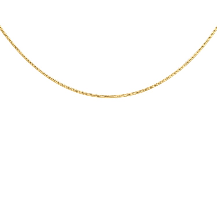 Snake retiazka 45 cm z 14k žltého zlata