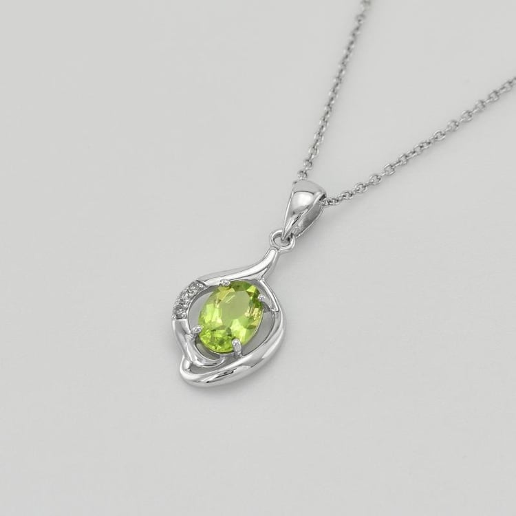 Olivínový zlatý náhrdelník 42765