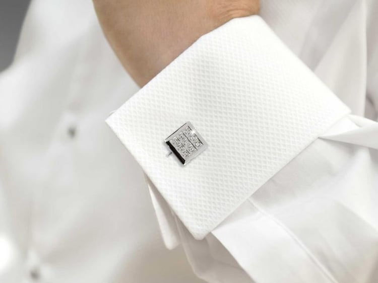 Manžetové gombíky so zirkónmi Dallan 5729