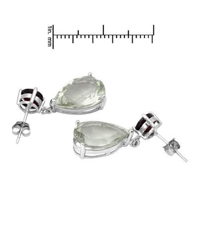 Visiace drahokamové náušnice 1597