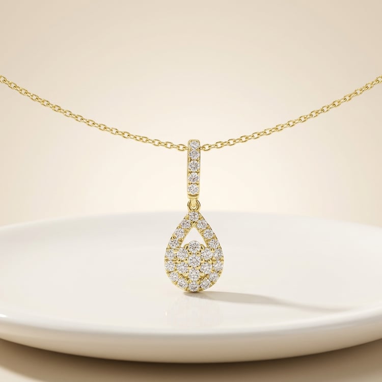 Romantický prívesok s lab-grown diamantmi Kai 171434