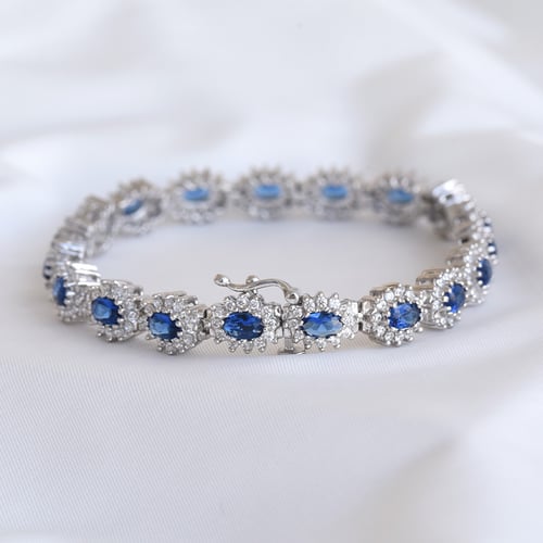 Luxusný náramok so zafírmi a diamantmi Maryamu