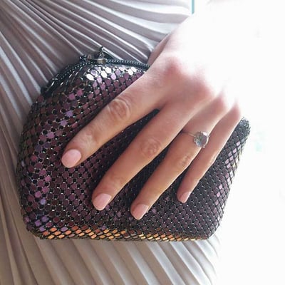 Strieborný prsteň s topásom