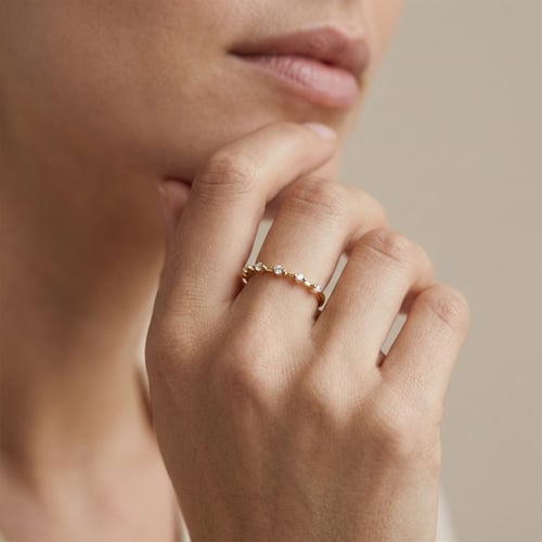 Eternity prsteň s lab-grown diamantmi Navin