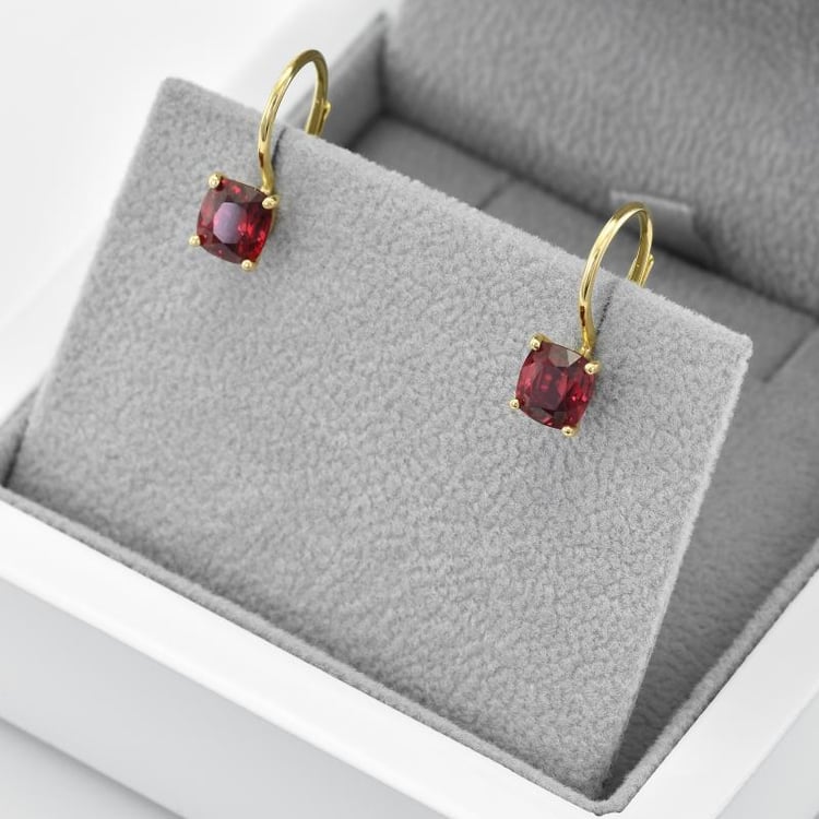 Náušnice sa spinely zo zlata 44587