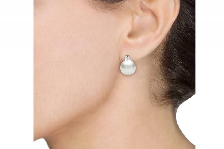 Zlaté perlové náušnice Durina 7861