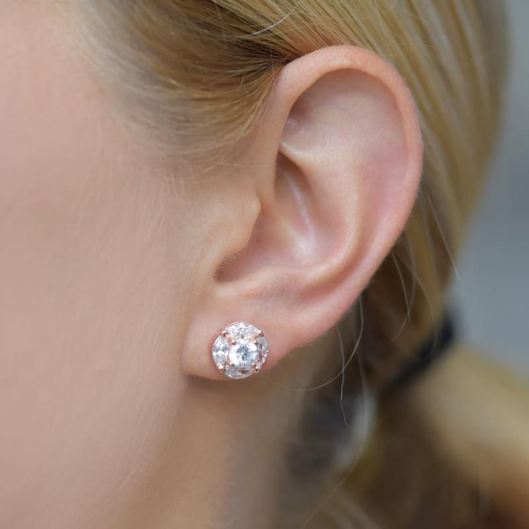 Náušnice so zirkónmi 21341