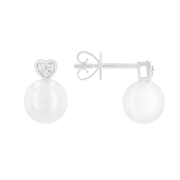 Zlaté náušnice s perlami 87480