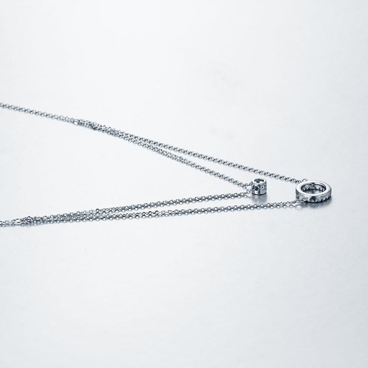 Náhrdelník so zirkónmi Edythe 7517