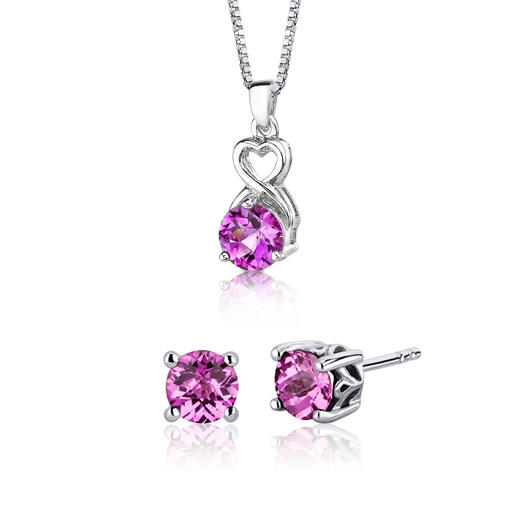 Kolekcia zo striebra s vytvorenými zafírmi