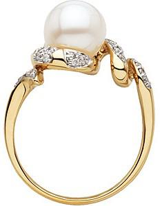 Prsteň s perlou zlatý 53024