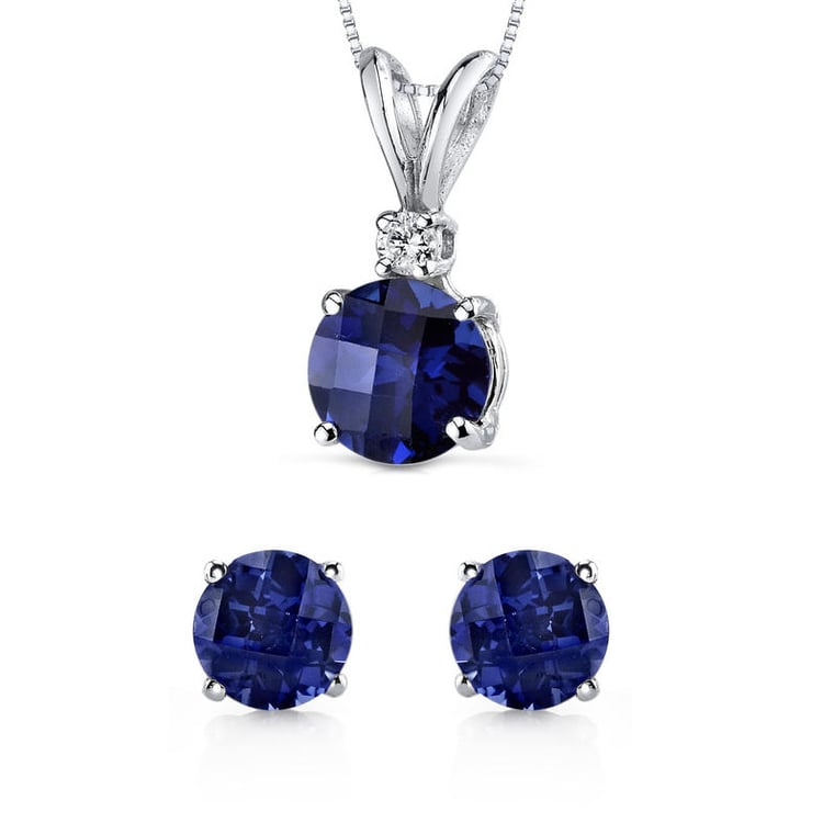 Zafírová kolekcia s diamantom Zanix