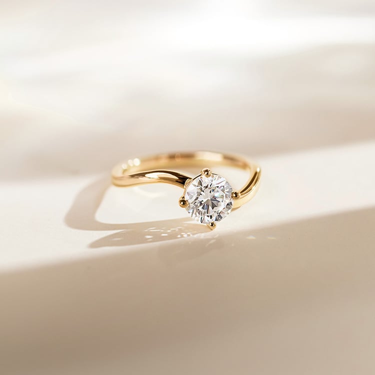 Zásnubný prsteň s lab-grown diamantom 155125