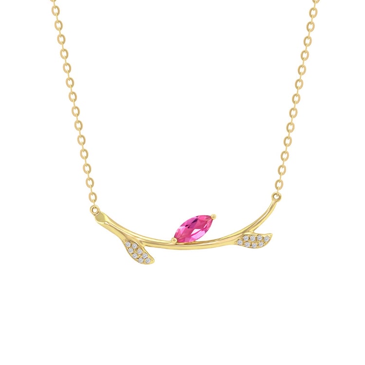 Romantický zlatý náhrdelník 18500